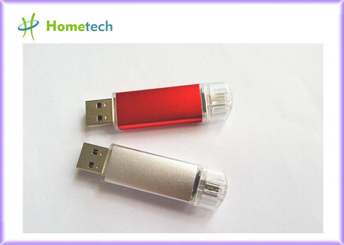 빨간 장방형 Smartphone USB 섬광 드라이브 OTG 4GB Usb 2.0 펜 드라이브