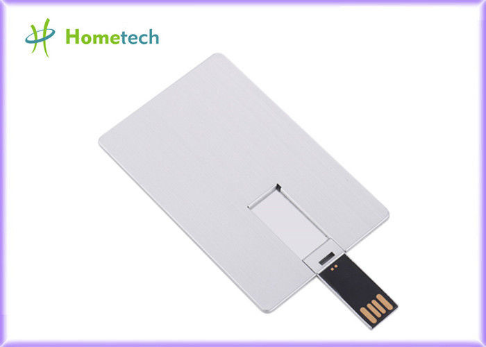 방수 최고 호리호리한 신용 카드 USB 기억 장치, 금속 USB 섬광 드라이브